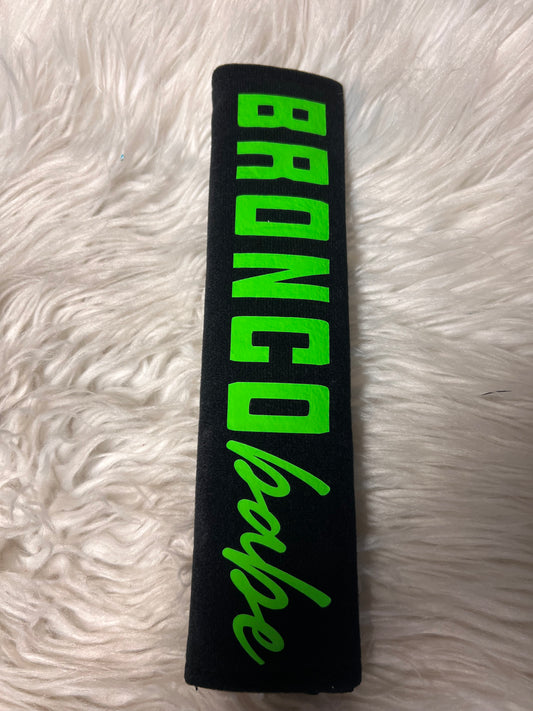 New seatbelt neon green