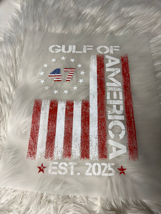 DTF  print gulf of America, 2025
