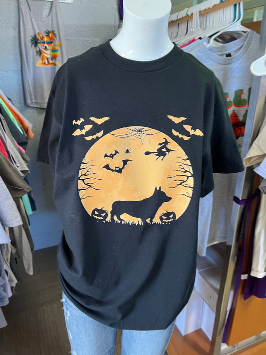Corgi New  unisex T-shirt Halloween
