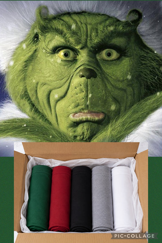 Mystery five T-shirts bundle Christmas movie