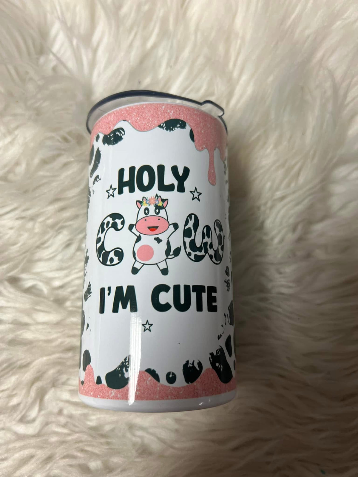 New 12 oz 2 in 1 cup holy cow I’m cute