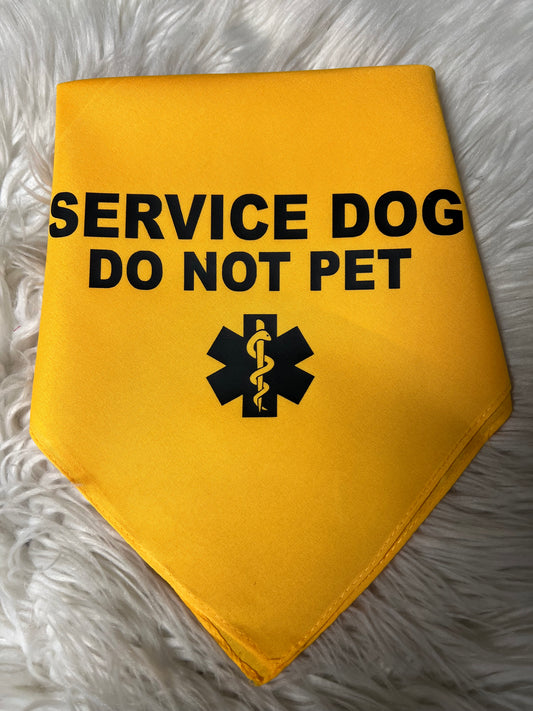 New dog bandanna service dog do not pet