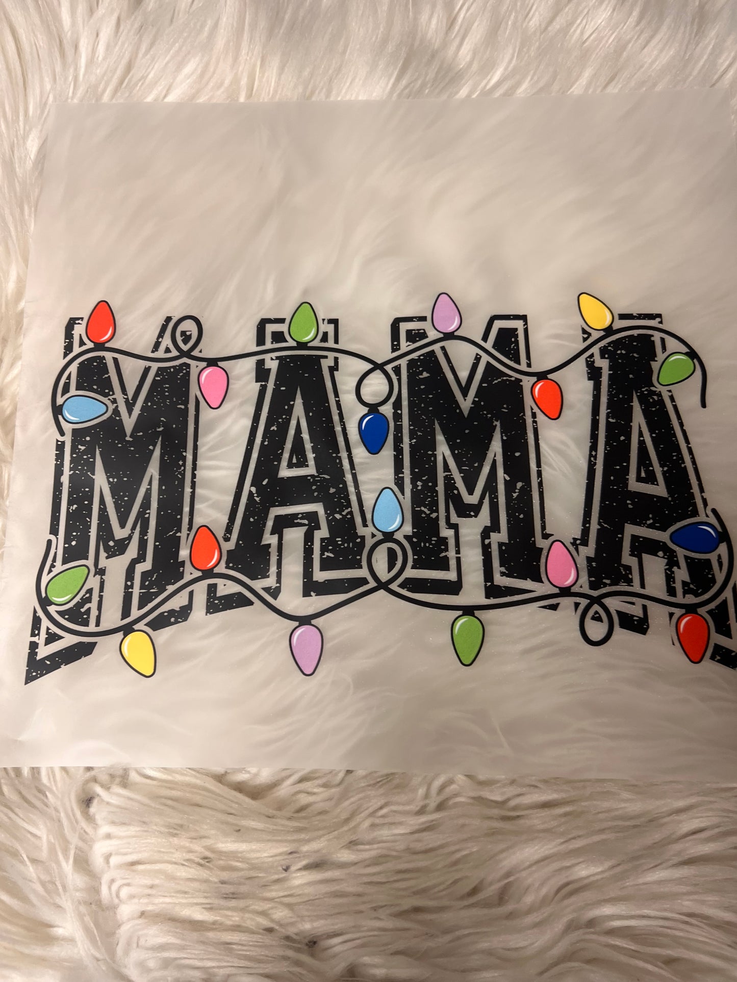 New DTF Christmas mama