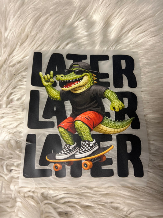 New DTF later gator