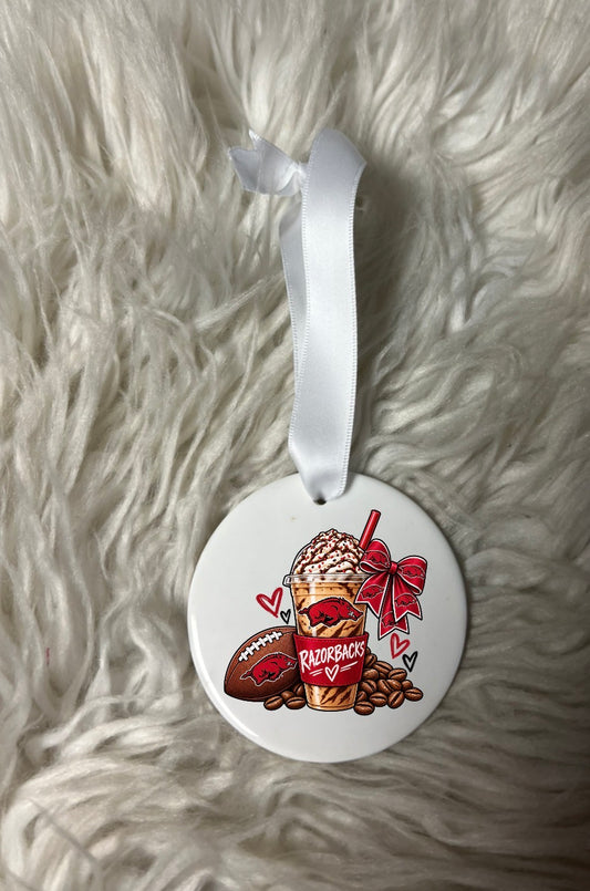 New Christmas ceramic ornament coffee