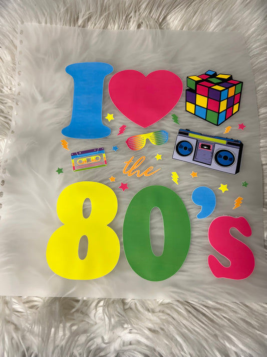 New DTF of the 80s neon ￼
