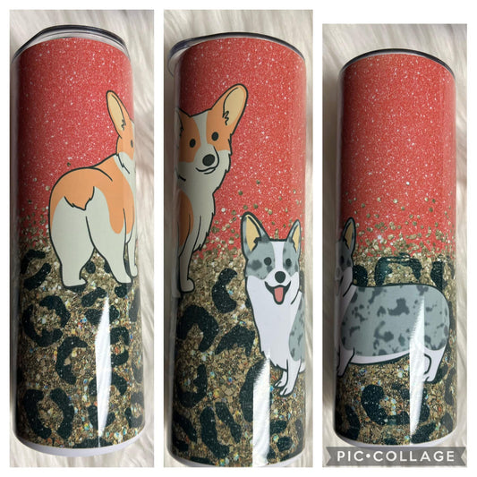 20 ounce Tumblr corgi