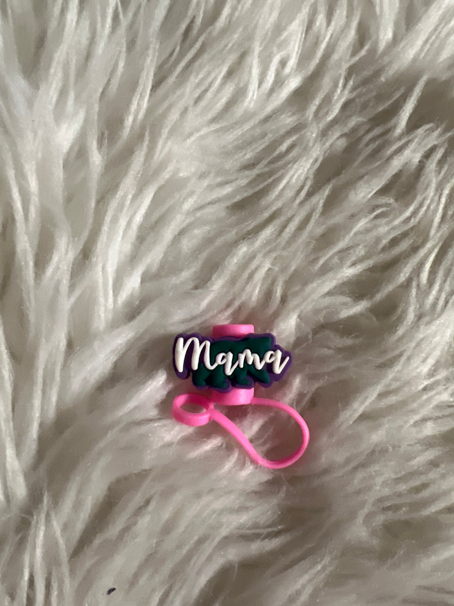 Straw topper mom