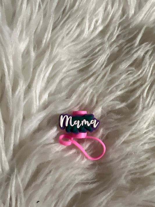 Straw topper mom