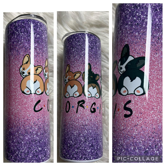 20 ounce Tumblr corgi