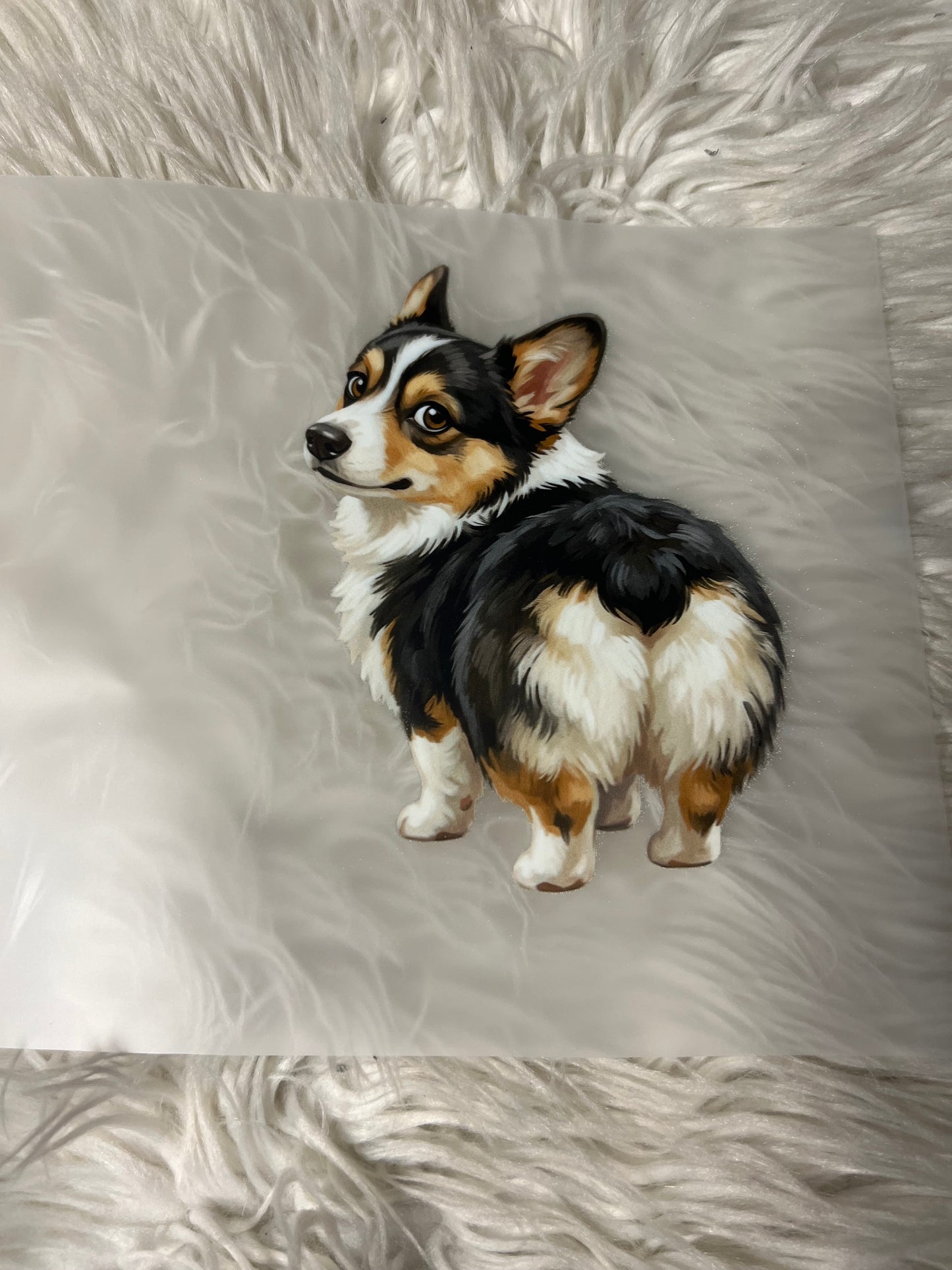 New DTF corgi