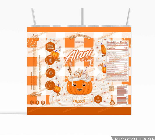 New 20 ounce Tumblr  energy ￼ pumpkin spice ￼