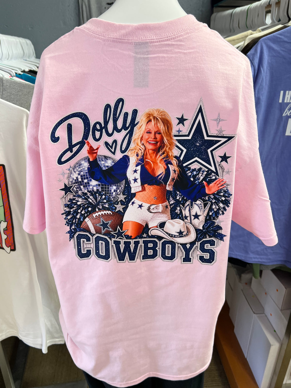light pink unisex top football