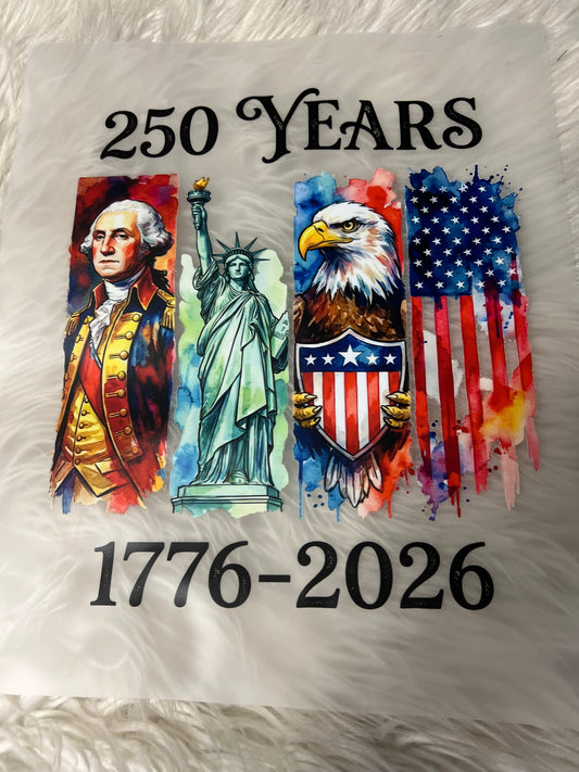 New DTF USA patriotic 250