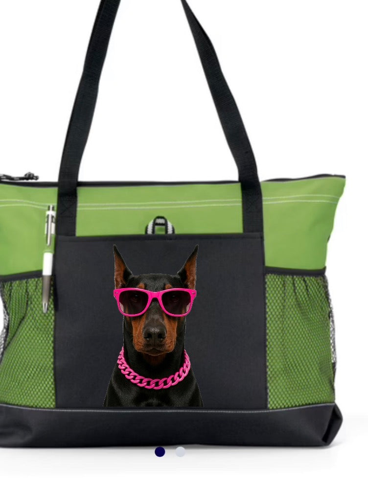 New tote bag doberman