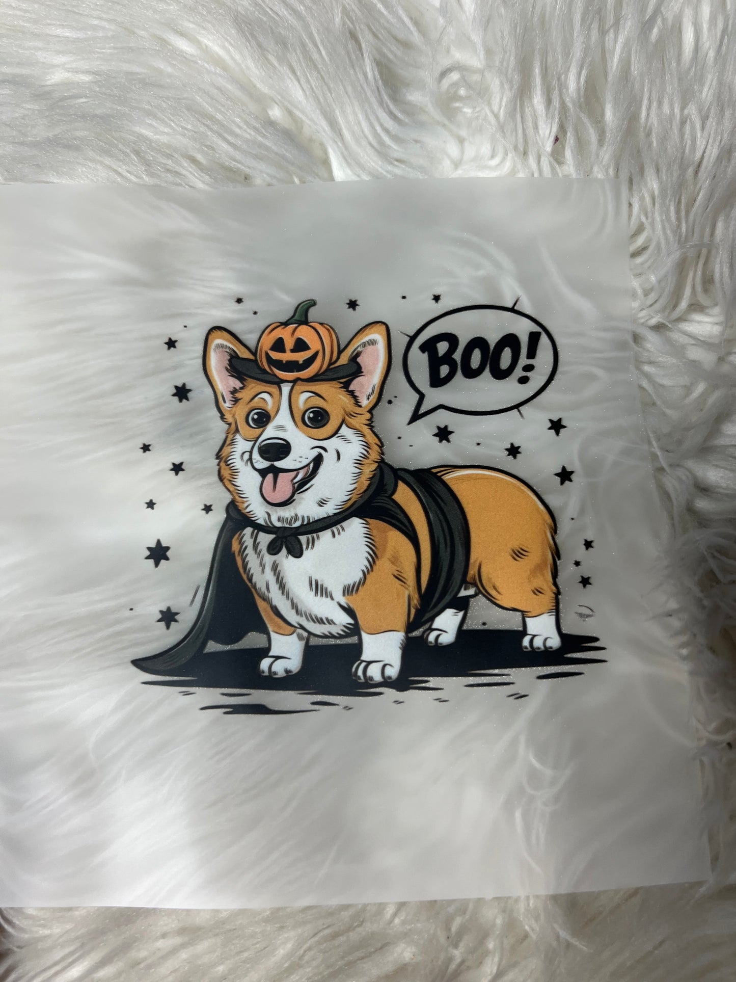 New DTF corgi Halloween