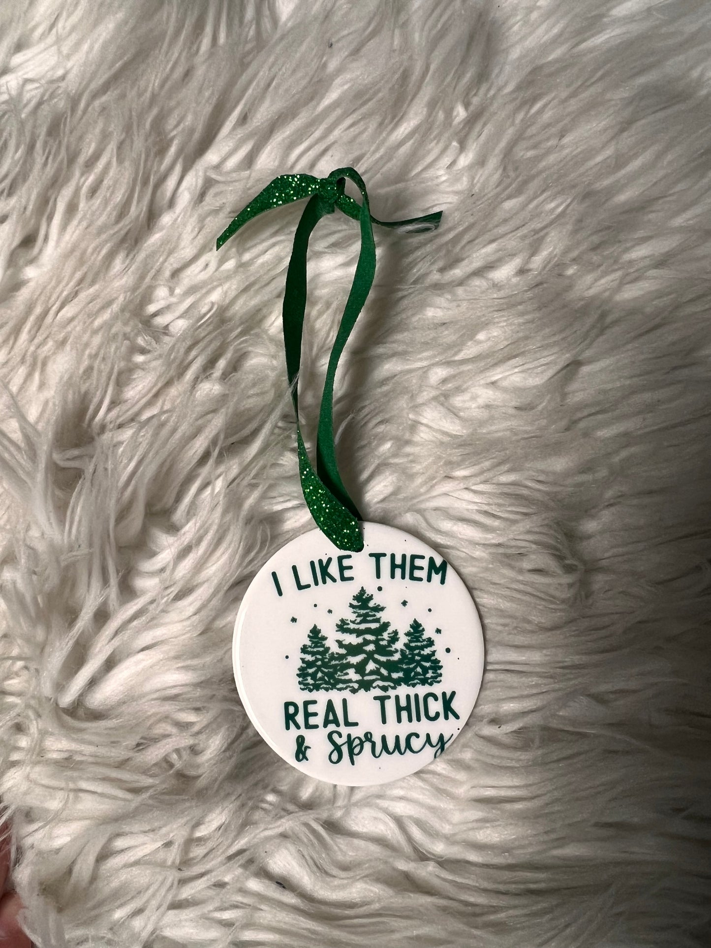 Ceramic Christmas ornament