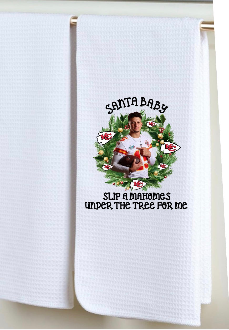 Decorative hand towel football