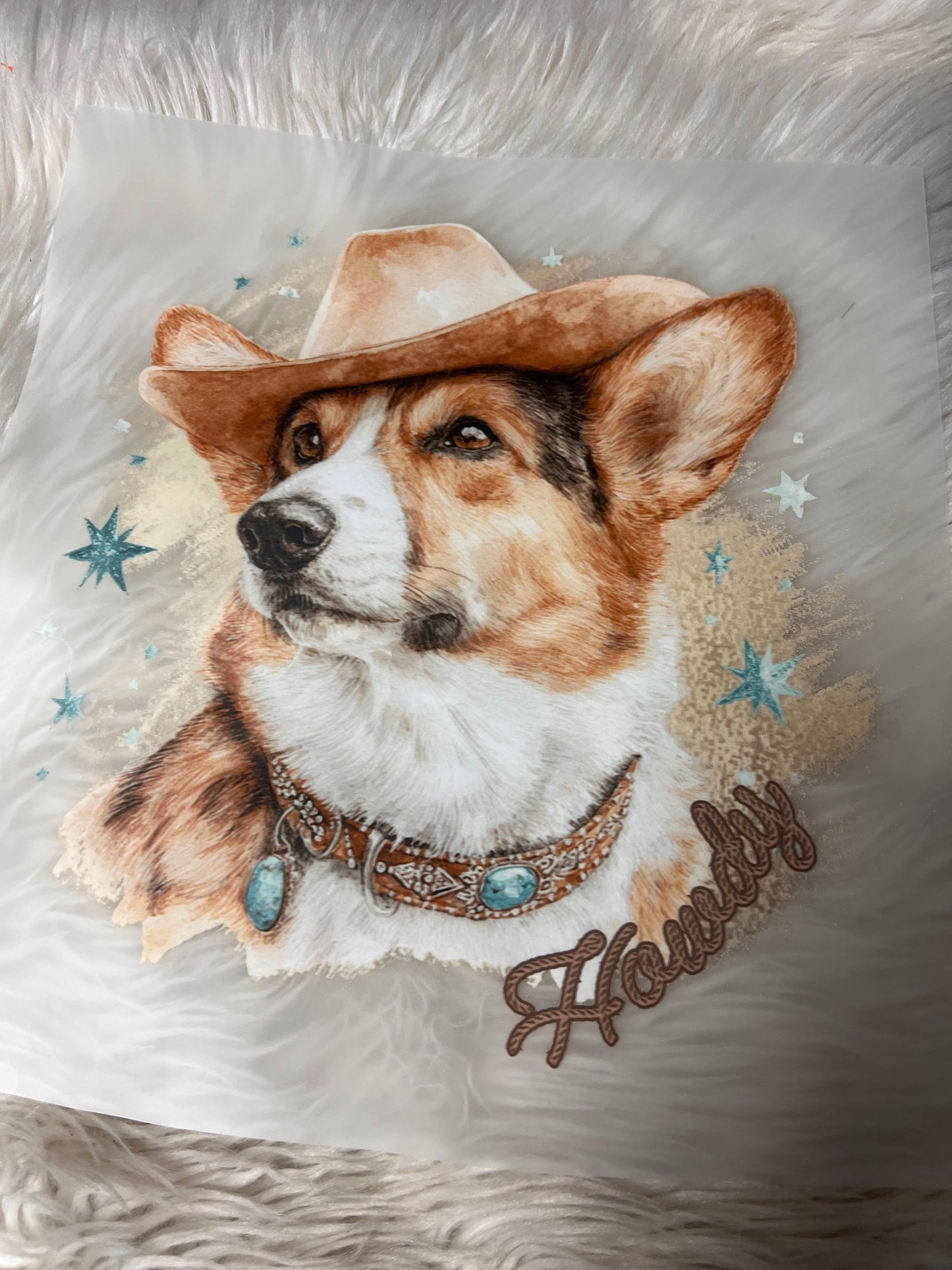 New DTF corgi