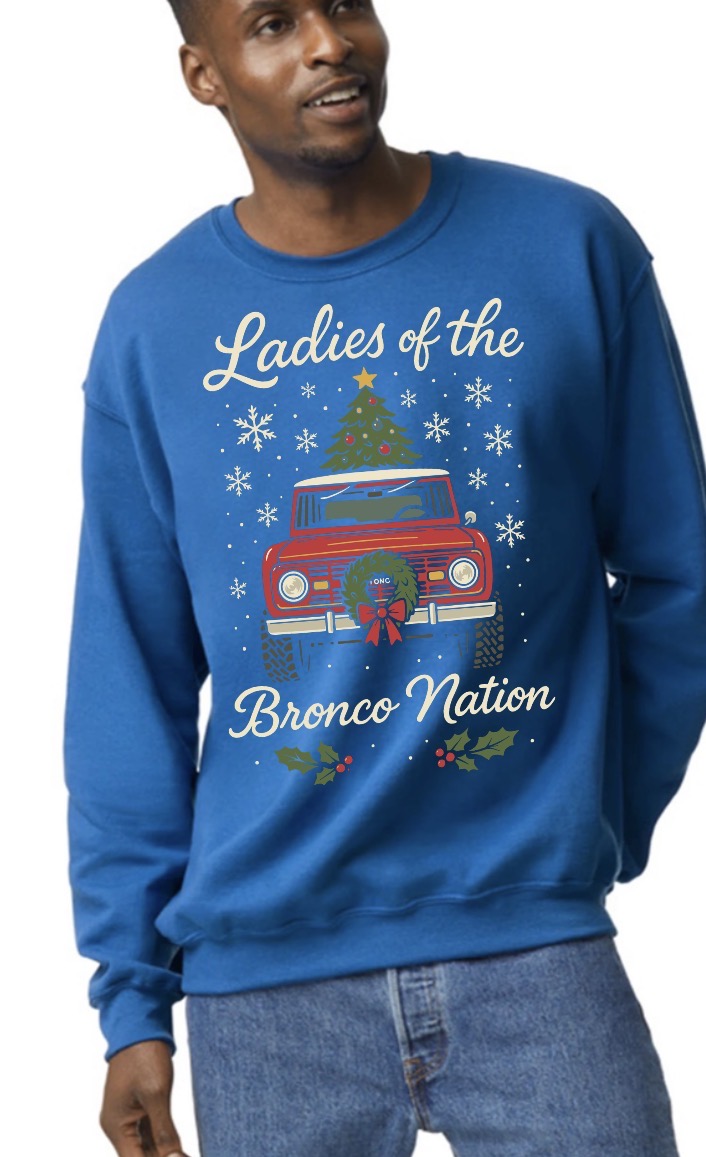 New unisex ladies of the b nation blue Christmas
