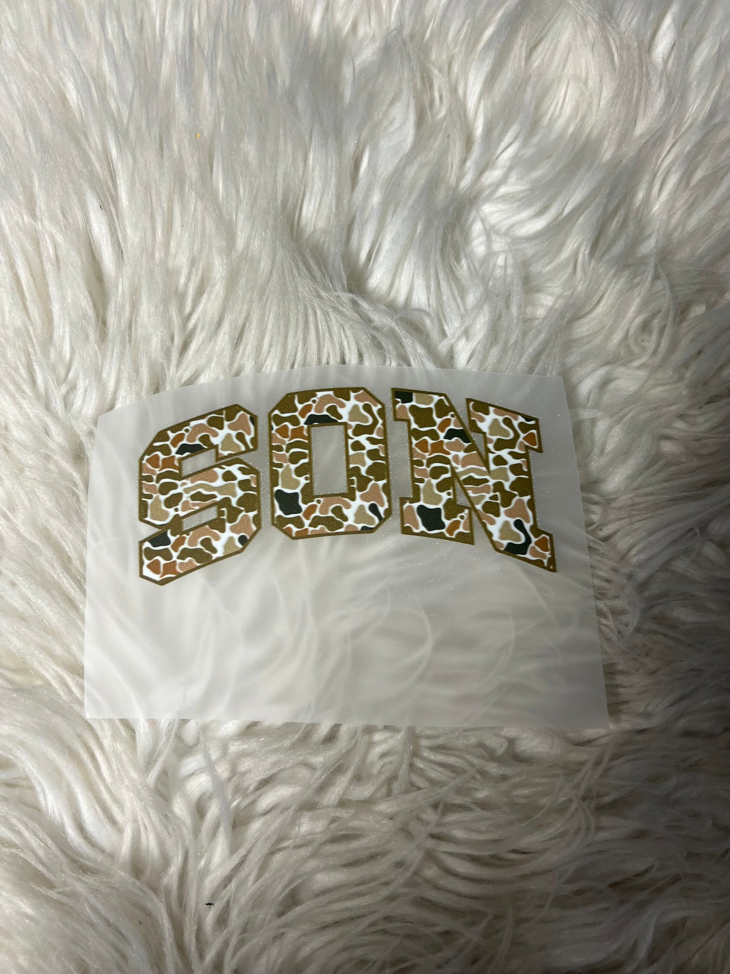 New DTF son camo