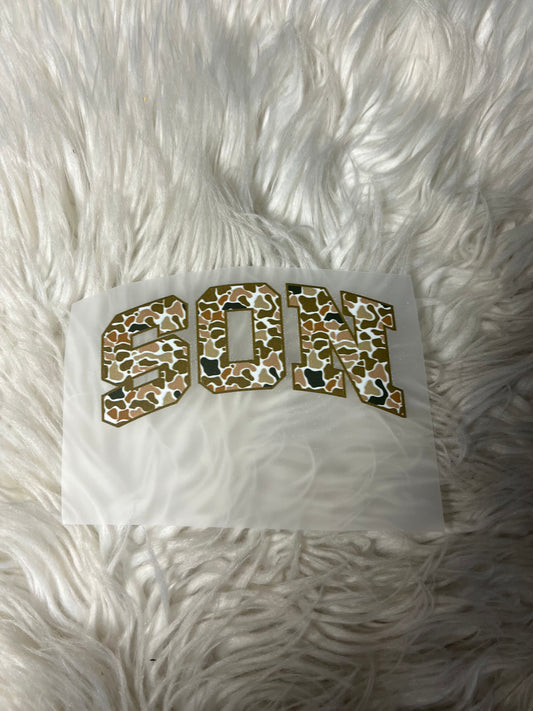 New DTF son camo