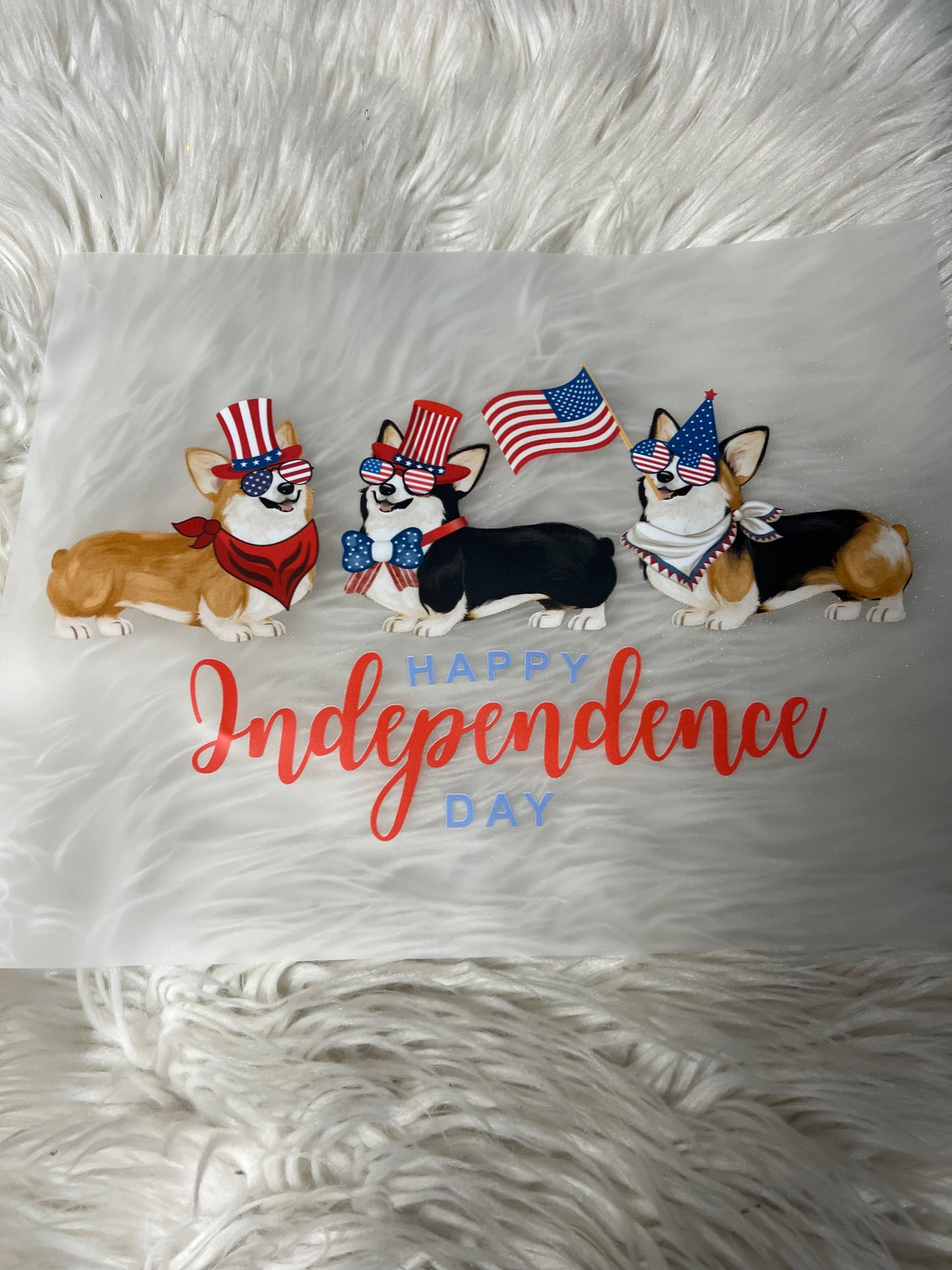 New DTF USA corgi