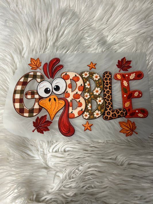 New DTF thanksgiving gobble ￼