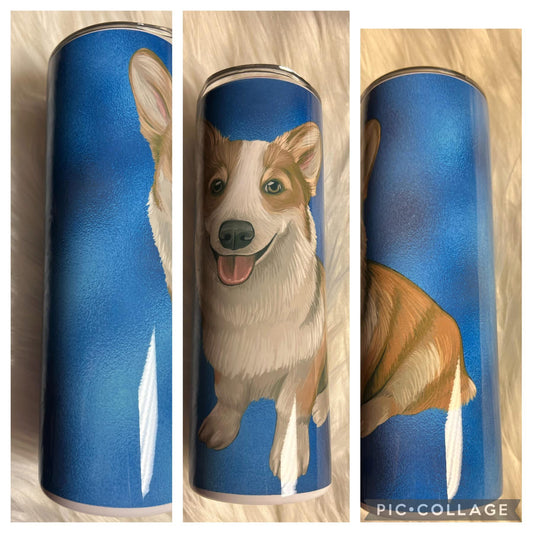 20 ounce Tumblr corgi