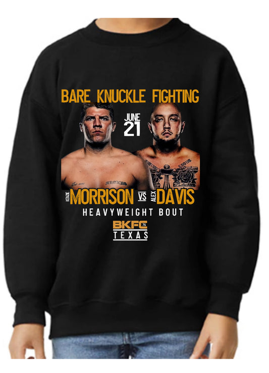 Kenzie Morrison debut youth crewneck sweatshirt, Gilden