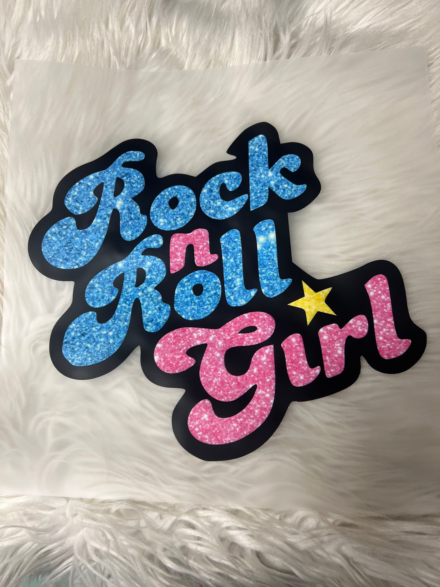 New funny DTF rock and roll