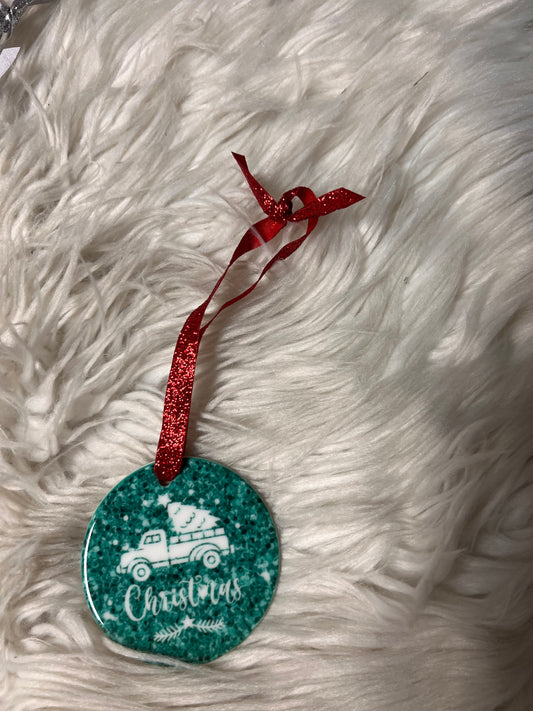 Ceramic Christmas ornament