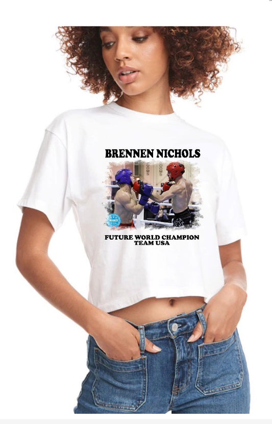 New TCB next level ladies crop top