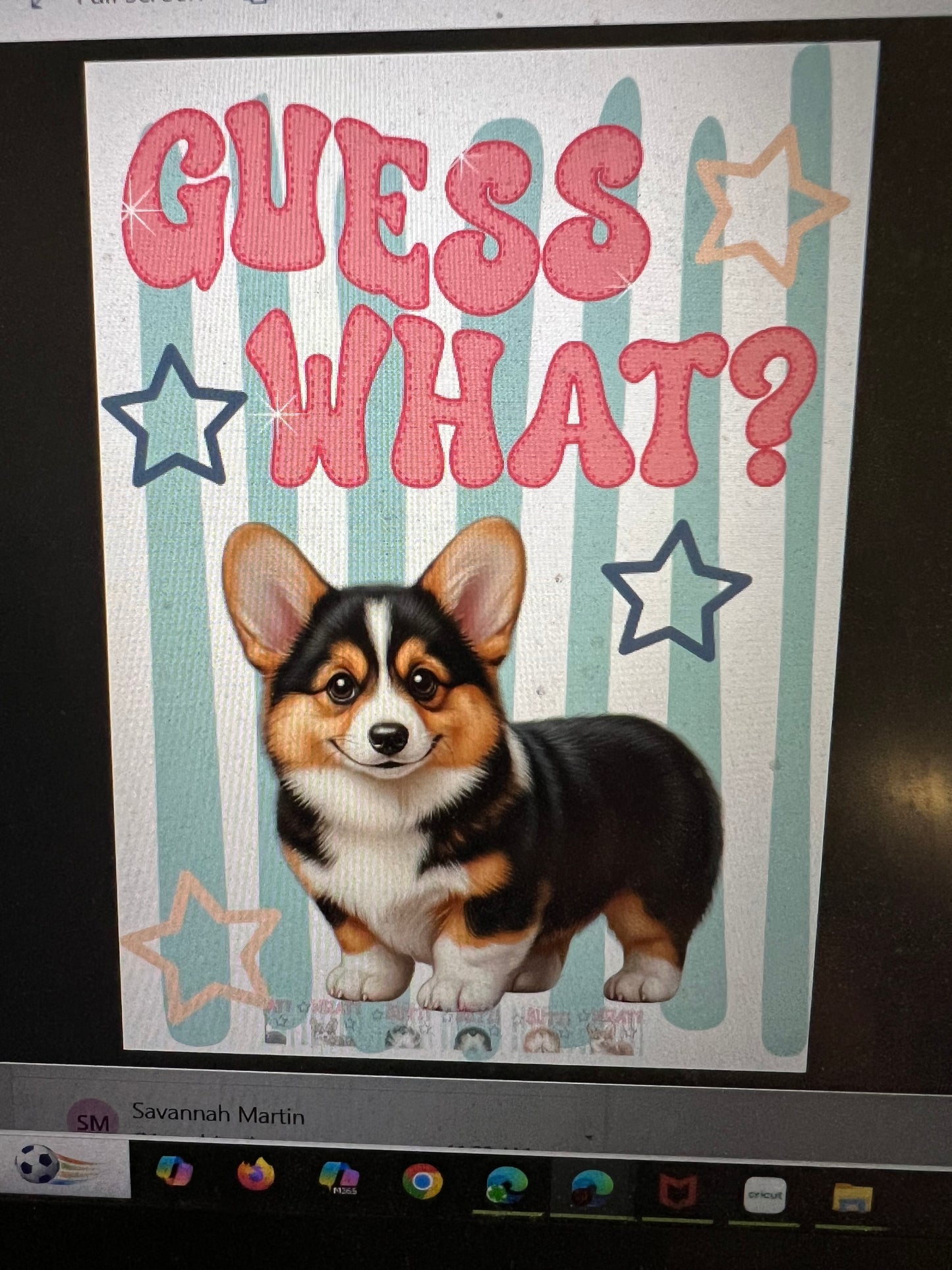 New DTF corgi