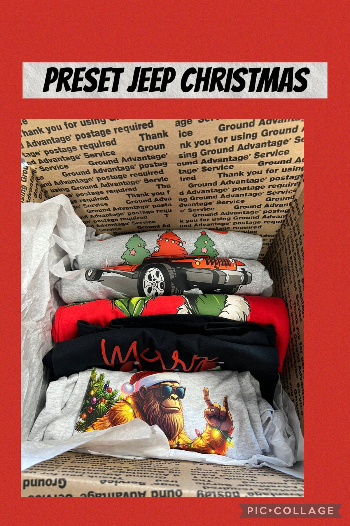 Pre-set Mystery five T-shirts bundle Christmas