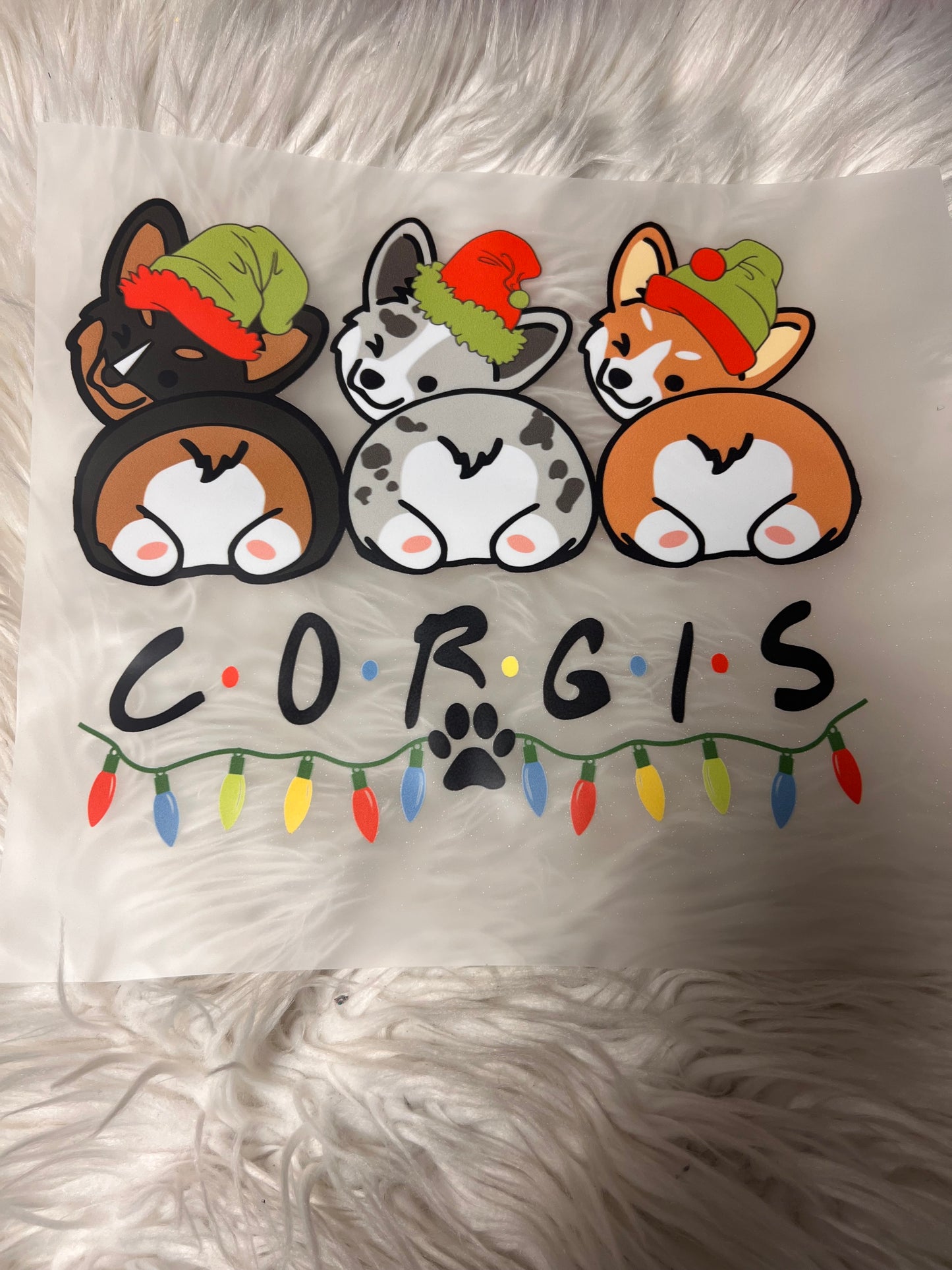 New DTF corgi