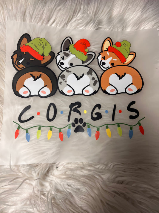 New DTF corgi