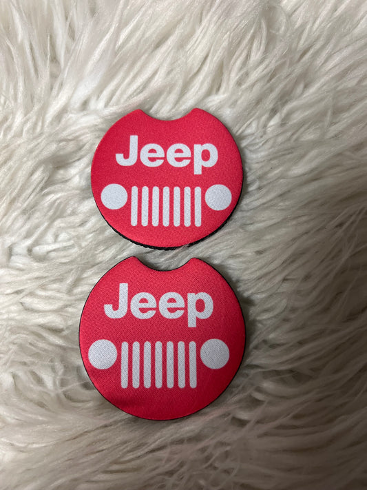 car coasters pink
