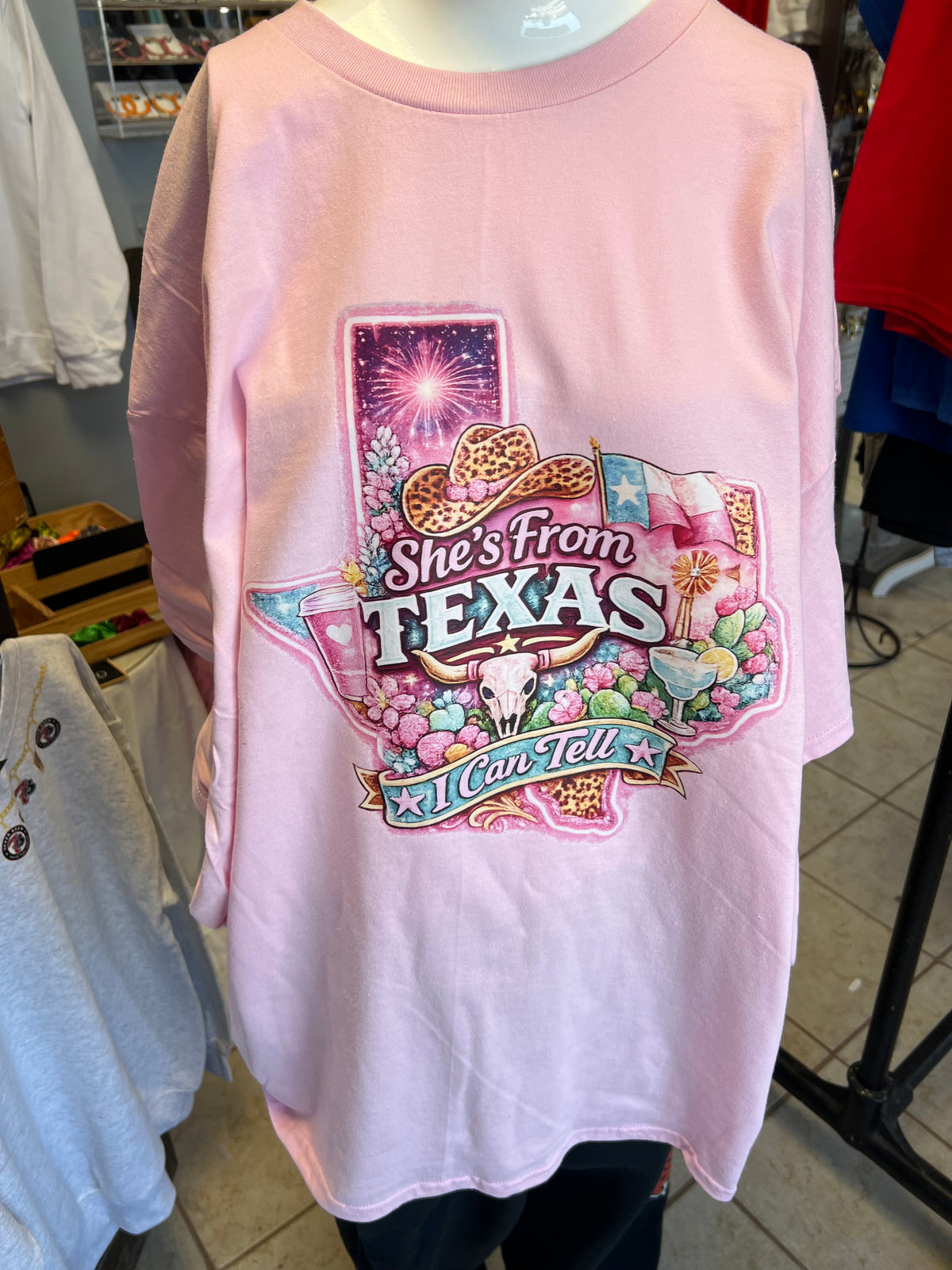 light pink unisex top