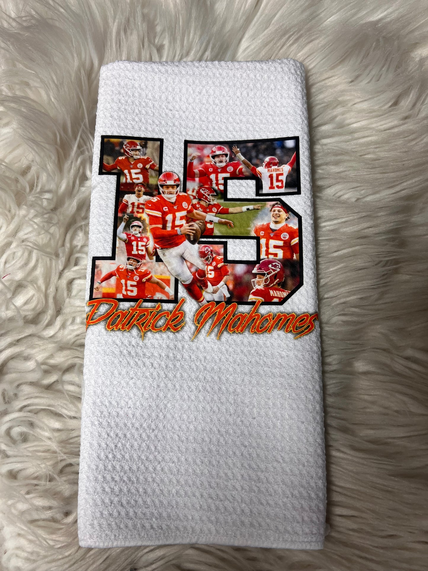 Decorative hand towel football