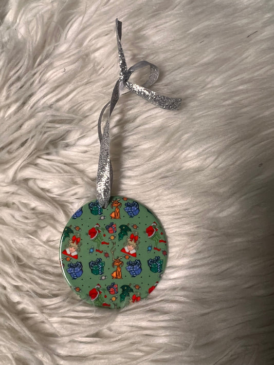 Ceramic Christmas ornament