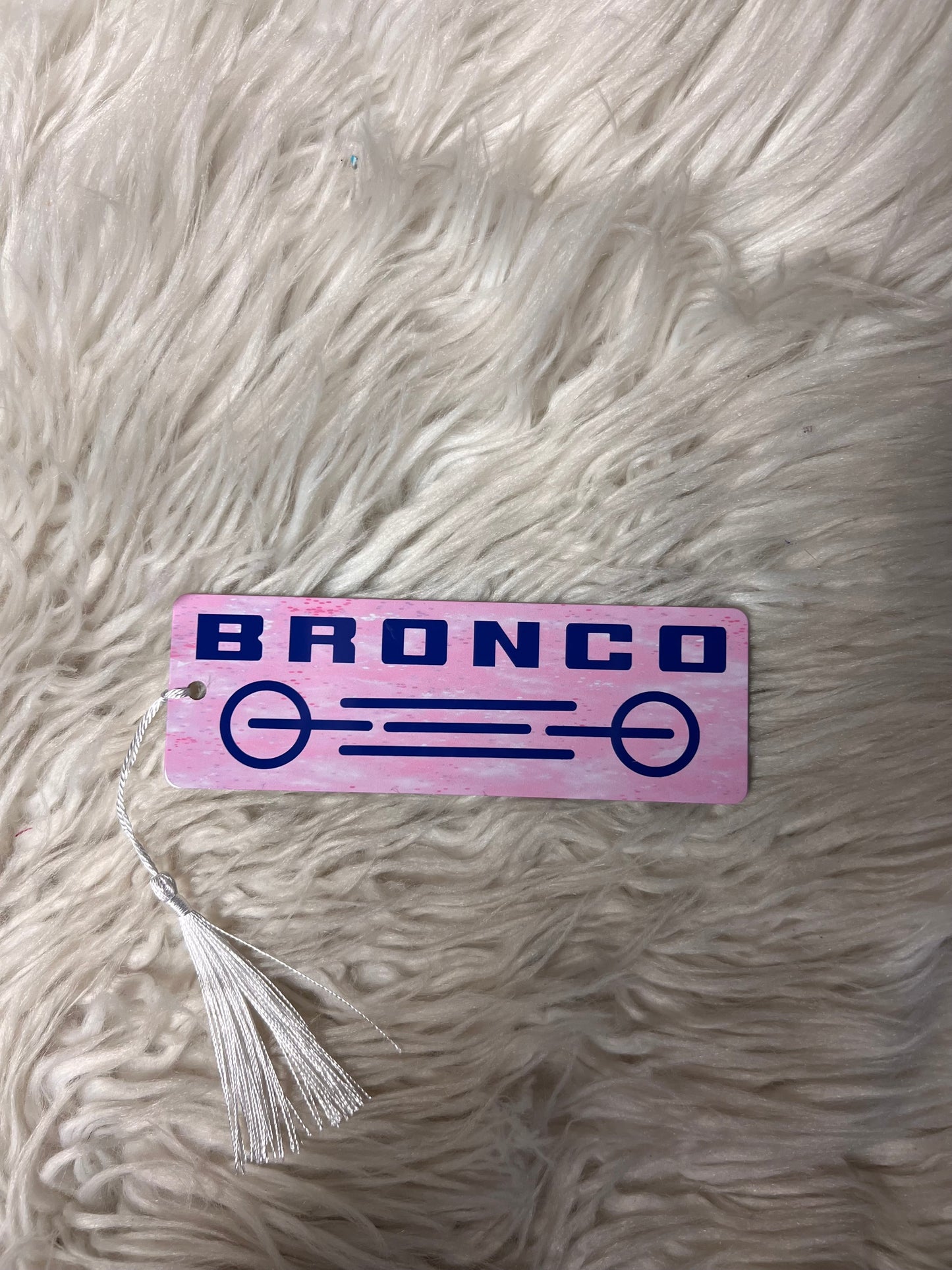 Bookmark pink with purple on top ￼