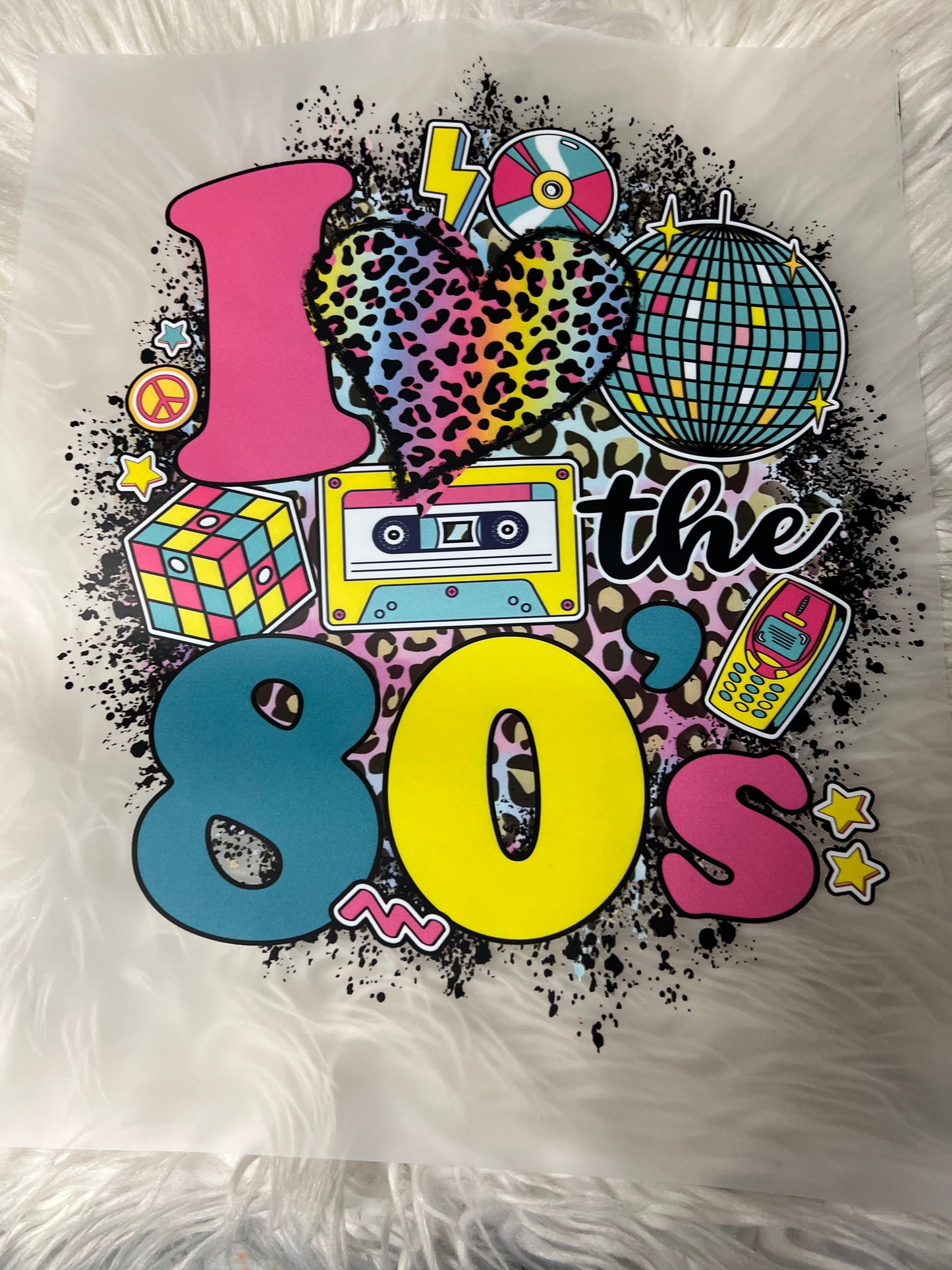New DTF I love the 80s