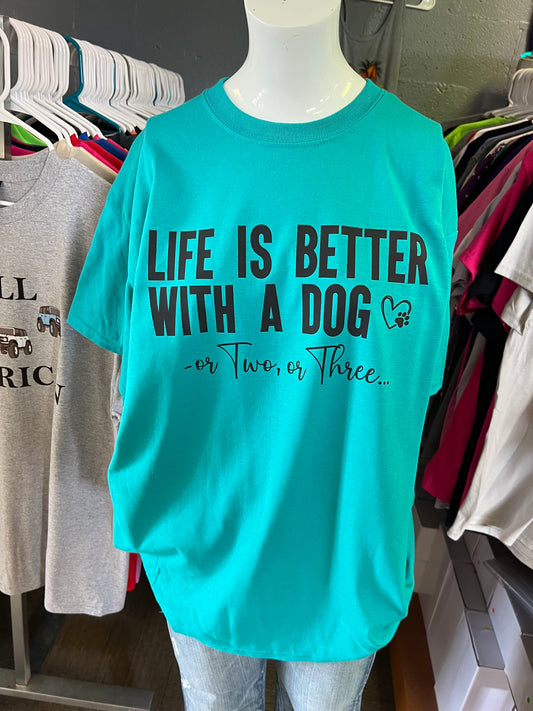 New Gilden T-shirt dog size large