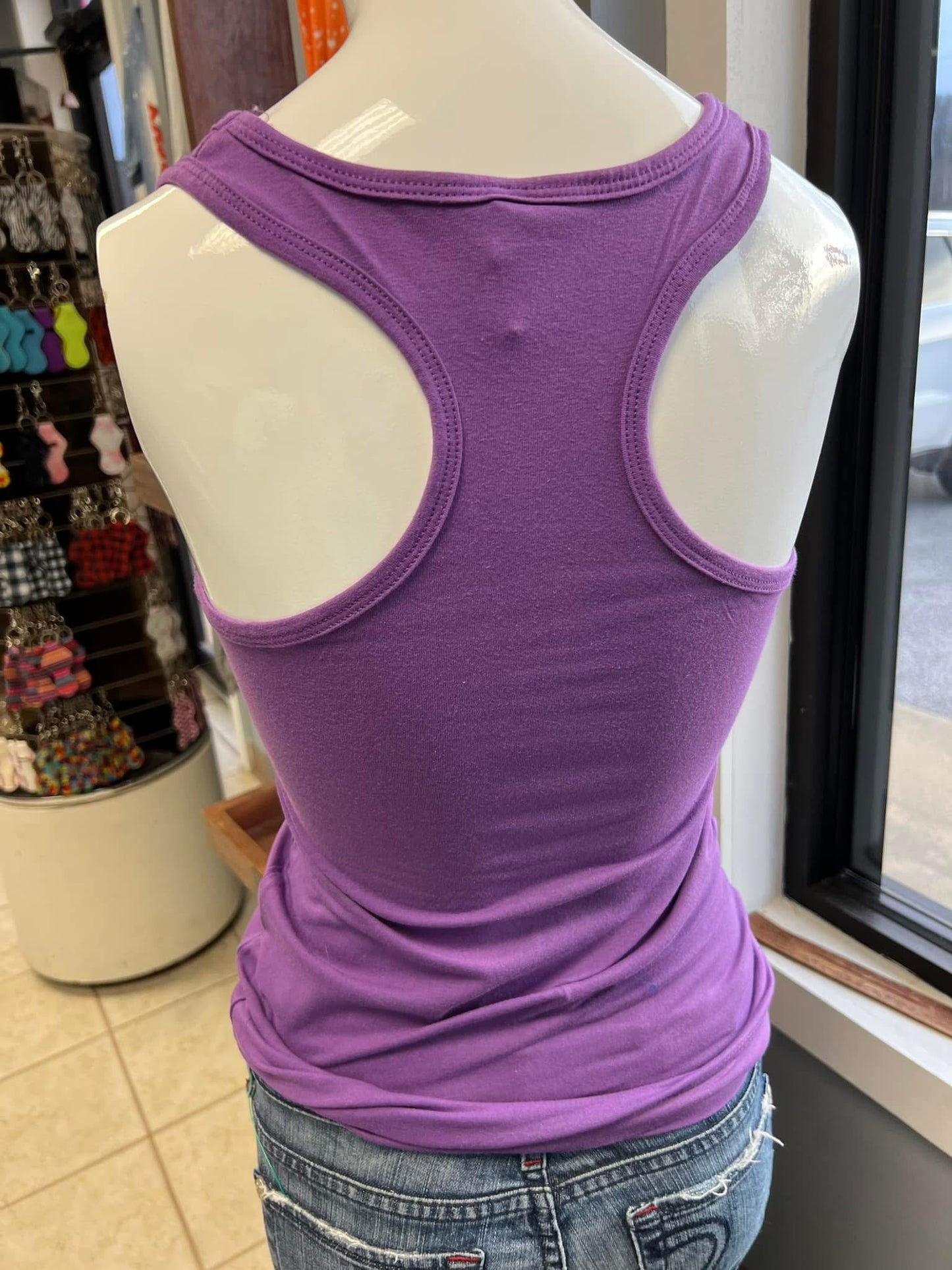 New ladies next level, Razorback tank top