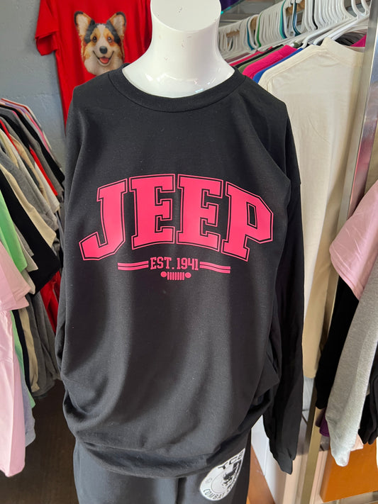 New unisex black with pink