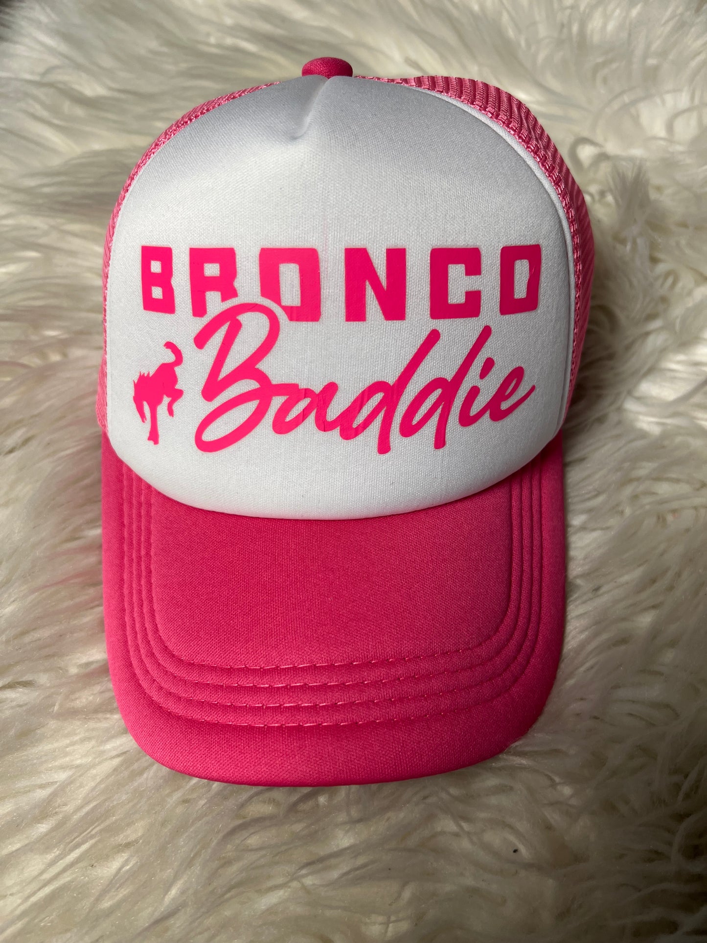 New hat pink baddie