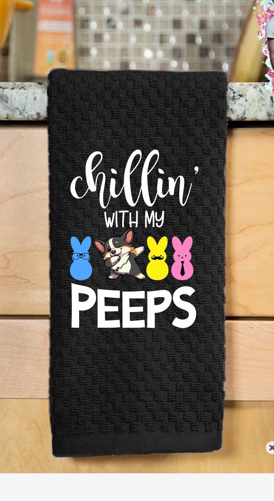 Decorative hand towel
