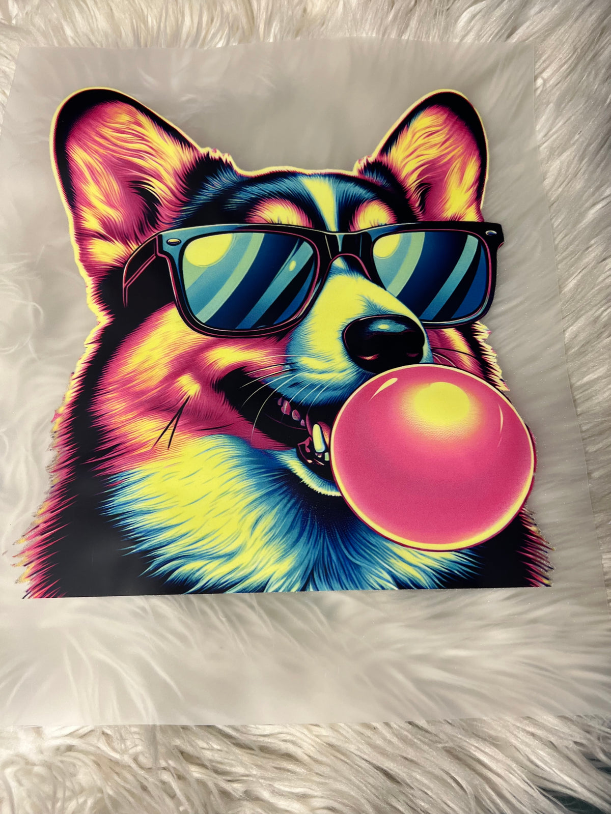 New DTF corgi
