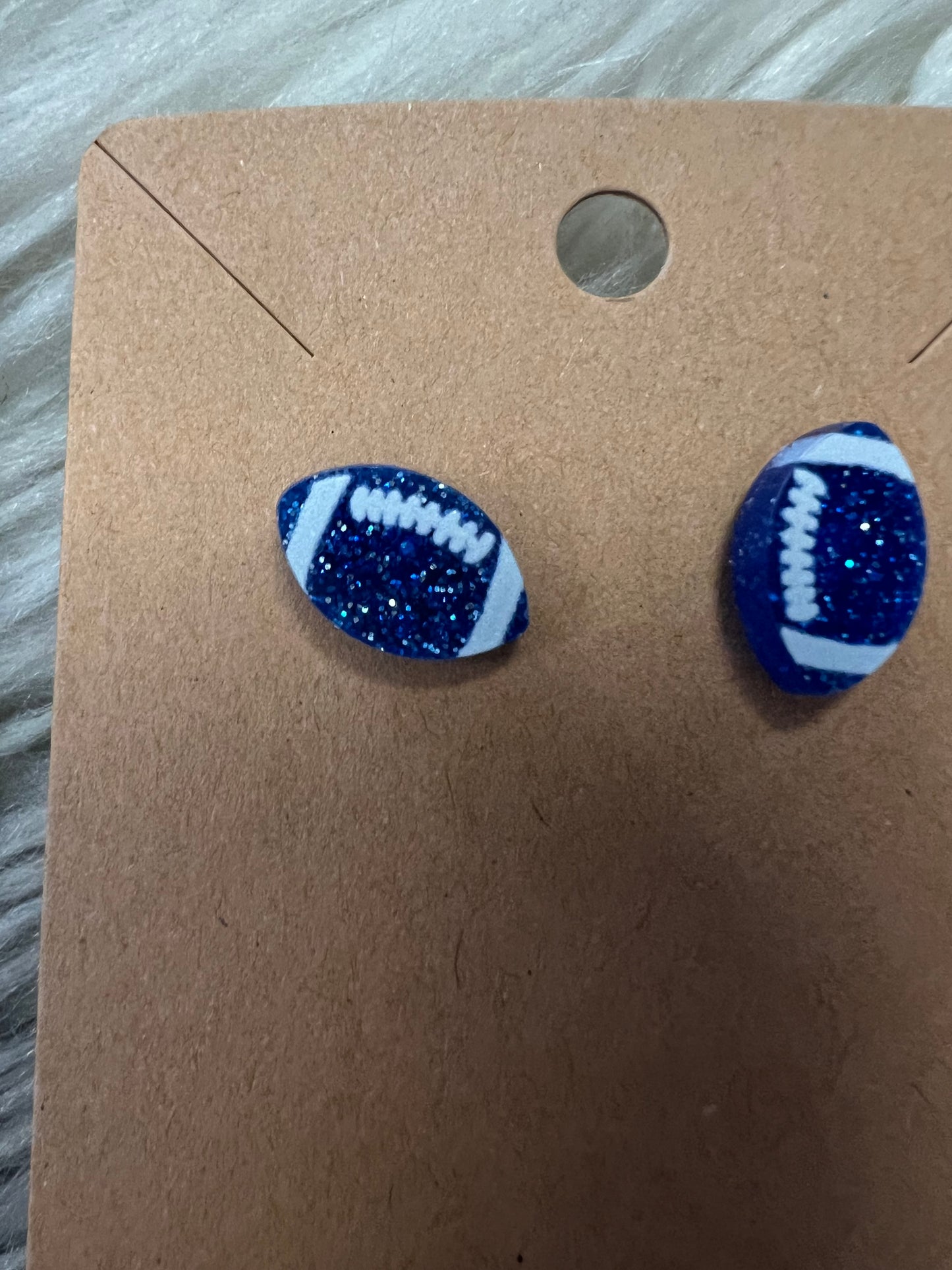 New  stud earring blue